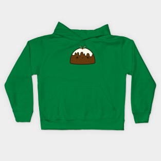 Cute Christmas pudding Kids Hoodie